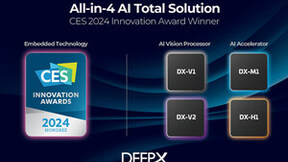 DEEPX在CES 2024上发布All-in-4人工智能整体解决方案