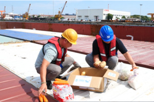 无人机“快递员”上船：江苏移动助力完成首次京杭运河常州段低空配送