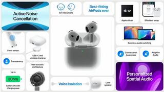 苹果发布AirPods 4，配备降噪功能和更好音质