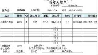 勤哲Excel服务器自动生成皮草加工企业ERP管理系统